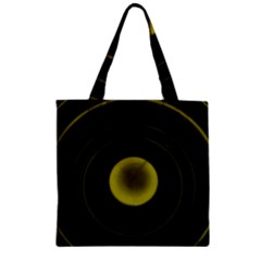 Abstract Futuristic Lights Dream Zipper Grocery Tote Bag