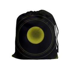 Abstract Futuristic Lights Dream Drawstring Pouches (extra Large)