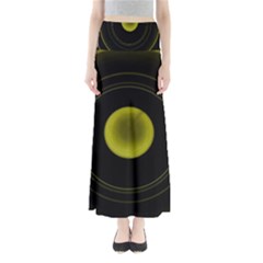 Abstract Futuristic Lights Dream Maxi Skirts