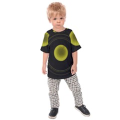 Abstract Futuristic Lights Dream Kids  Raglan Tee