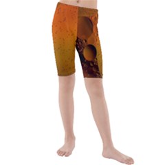 Abstraction Color Closeup The Rays Kids  Mid Length Swim Shorts