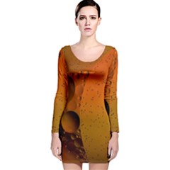 Abstraction Color Closeup The Rays Long Sleeve Velvet Bodycon Dress