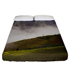 Agriculture Clouds Cropland Fitted Sheet (king Size)