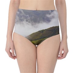 Agriculture Clouds Cropland High-waist Bikini Bottoms