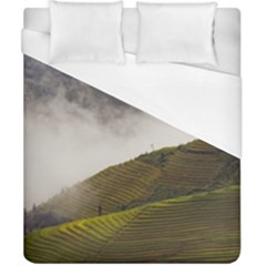 Agriculture Clouds Cropland Duvet Cover (california King Size)