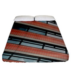 Architecture Building Glass Pattern Fitted Sheet (king Size)