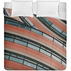 Architecture Building Glass Pattern Duvet Cover Double Side (king Size)