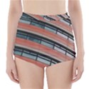 Architecture Building Glass Pattern High-Waisted Bikini Bottoms View1