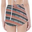 Architecture Building Glass Pattern High-Waisted Bikini Bottoms View2