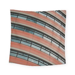 Architecture Building Glass Pattern Square Tapestry (small) by Amaryn4rt