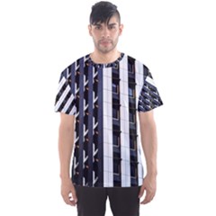 Architecture Building Pattern Men s Sport Mesh Tee