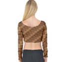 Background Structure Long Sleeve Crop Top View2