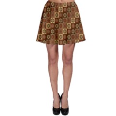 Background Structure Skater Skirt