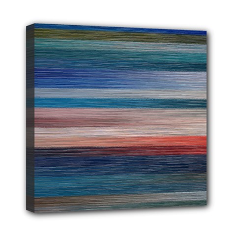 Background Horizontal Lines Mini Canvas 8  x 8 