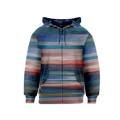 Background Horizontal Lines Kids  Zipper Hoodie