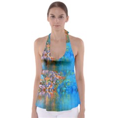 Background Texture Structure Babydoll Tankini Top