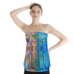 Background Texture Structure Strapless Top