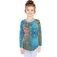 Background Texture Structure Kids  Long Sleeve Tee