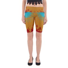 Bluesunfractal Yoga Cropped Leggings