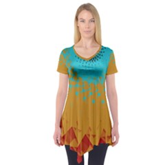 Bluesunfractal Short Sleeve Tunic 