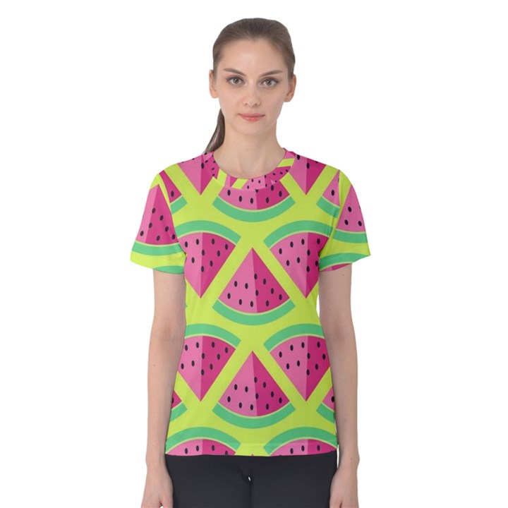 Lovely watermelon Women s Cotton Tee