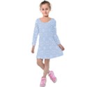 Winter Is Coming Kids  Long Sleeve Velvet Dress View1