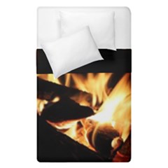 Bonfire Wood Night Hot Flame Heat Duvet Cover Double Side (single Size)