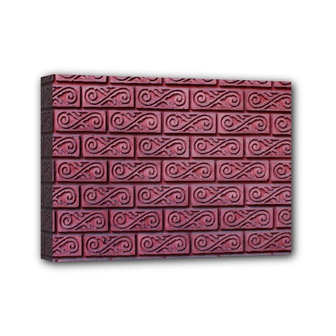 Brick Wall Brick Wall Mini Canvas 7  X 5 