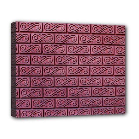 Brick Wall Brick Wall Deluxe Canvas 20  X 16  