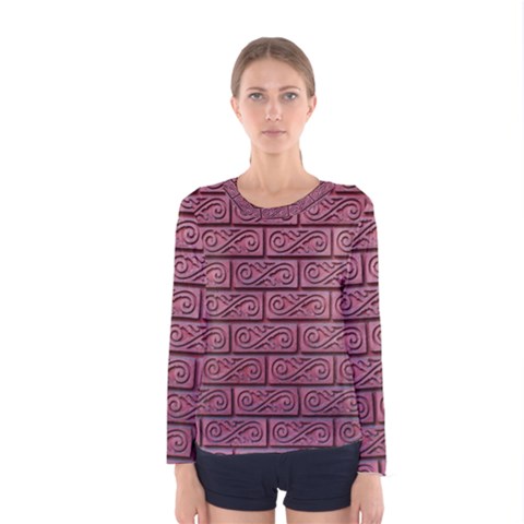 Brick Wall Brick Wall Women s Long Sleeve Tee by Amaryn4rt