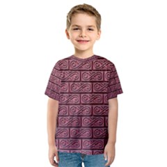 Brick Wall Brick Wall Kids  Sport Mesh Tee