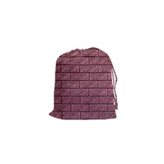 Brick Wall Brick Wall Drawstring Pouches (xs) 