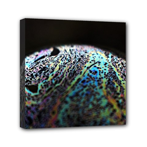 Bubble Iridescent Soap Bubble Mini Canvas 6  X 6  by Amaryn4rt