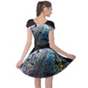 Bubble Iridescent Soap Bubble Cap Sleeve Dresses View2