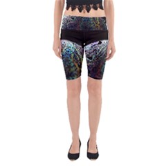 Bubble Iridescent Soap Bubble Yoga Cropped Leggings