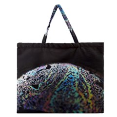 Bubble Iridescent Soap Bubble Zipper Large Tote Bag by Amaryn4rt