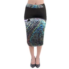 Bubble Iridescent Soap Bubble Midi Pencil Skirt