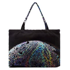 Bubble Iridescent Soap Bubble Medium Zipper Tote Bag