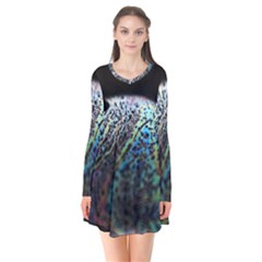 Bubble Iridescent Soap Bubble Flare Dress