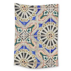 Ceramic Portugal Tiles Wall Large Tapestry