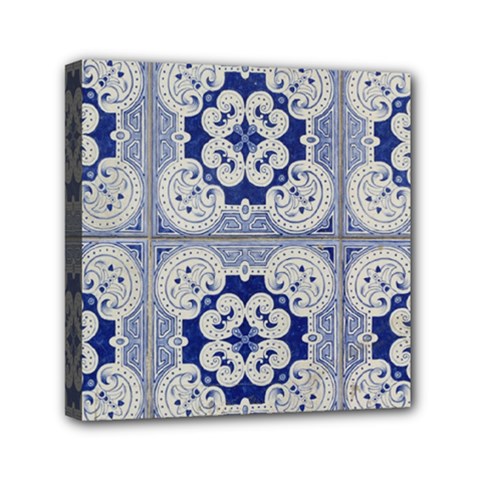 Ceramic Portugal Tiles Wall Mini Canvas 6  X 6  by Amaryn4rt