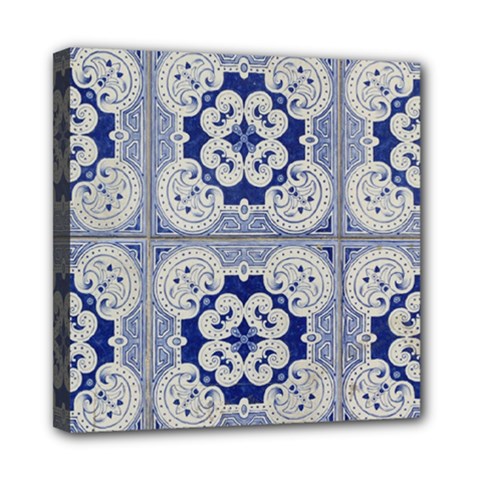 Ceramic Portugal Tiles Wall Mini Canvas 8  X 8  by Amaryn4rt