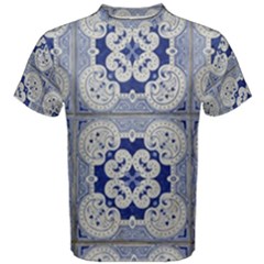 Ceramic Portugal Tiles Wall Men s Cotton Tee