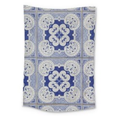 Ceramic Portugal Tiles Wall Large Tapestry by Amaryn4rt