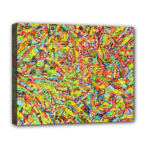 Canvas Acrylic Design Color Deluxe Canvas 20  X 16  