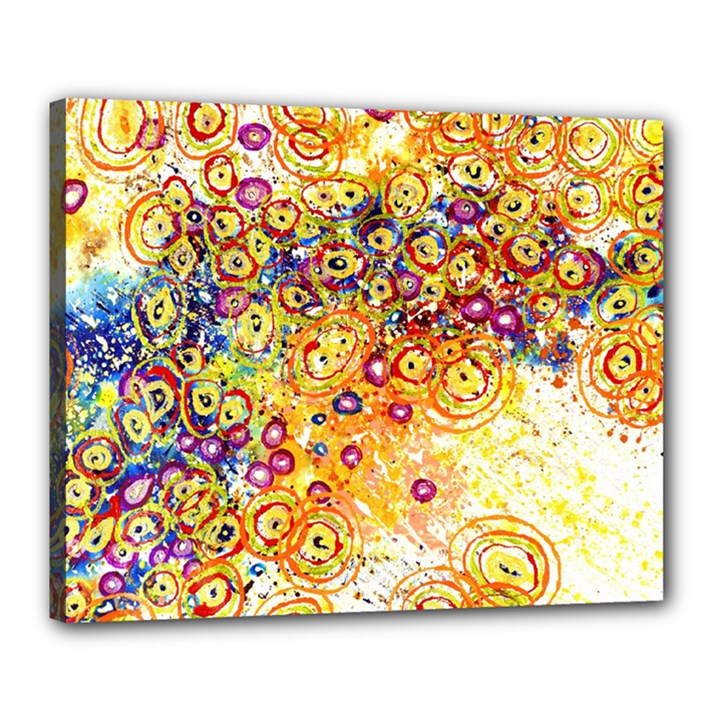 Canvas Acrylic Design Color Canvas 20  x 16 