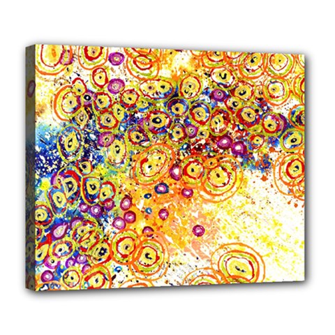 Canvas Acrylic Design Color Deluxe Canvas 24  X 20  