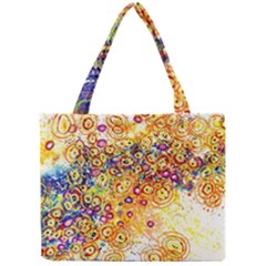 Canvas Acrylic Design Color Mini Tote Bag