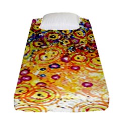 Canvas Acrylic Design Color Fitted Sheet (single Size)