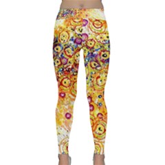 Canvas Acrylic Design Color Classic Yoga Leggings